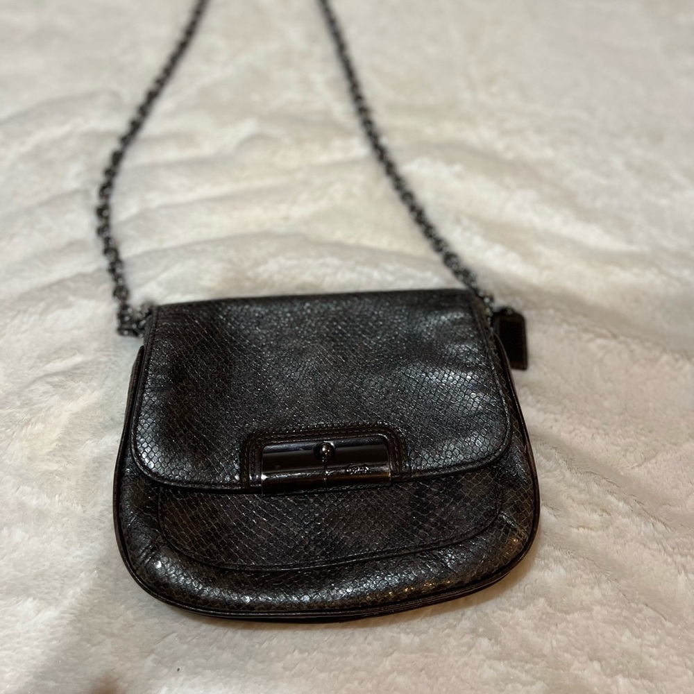 Coach  Leather bag,Size 7x8 inches